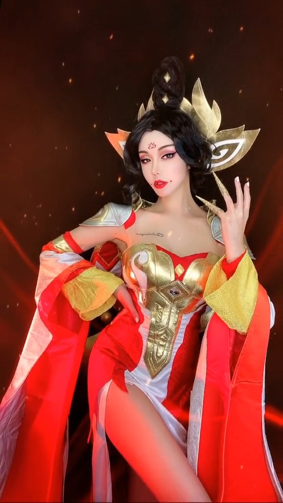 我不服!#王者荣耀#武则天仿妆