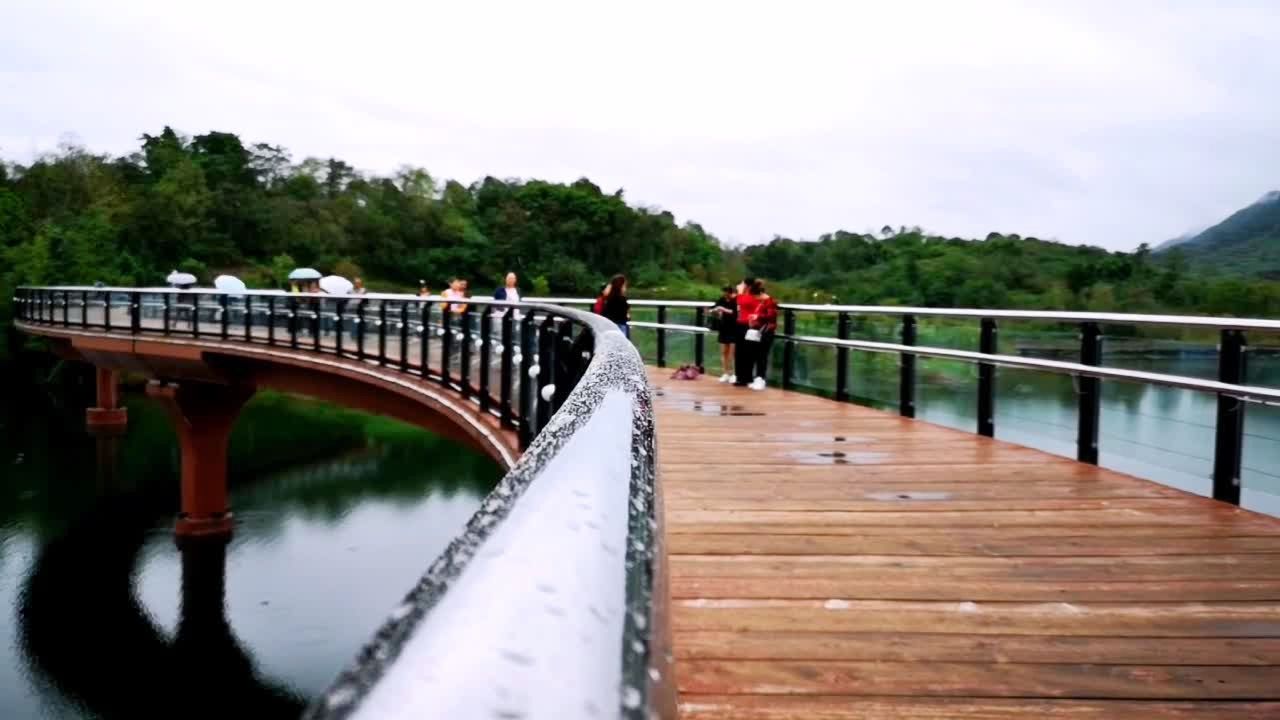今日莲花湖飞龙桥
