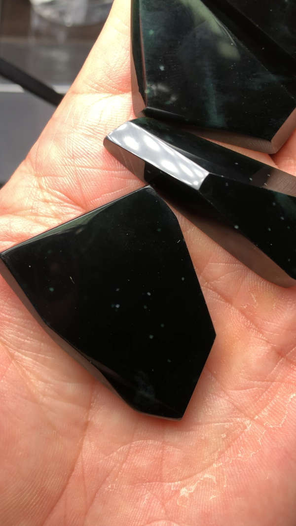 雪花棉墨翠,直接可以做挂件