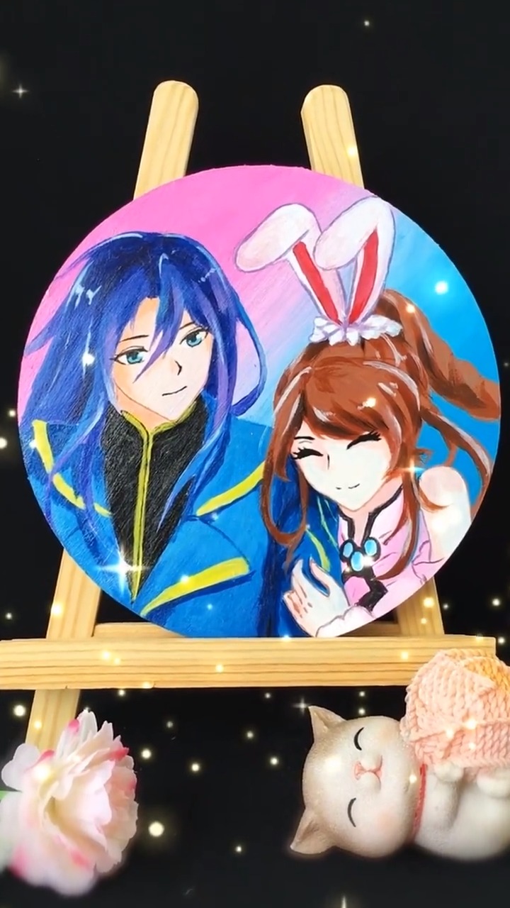 唐三和小舞就是最浪漫的存在.#创意绘画