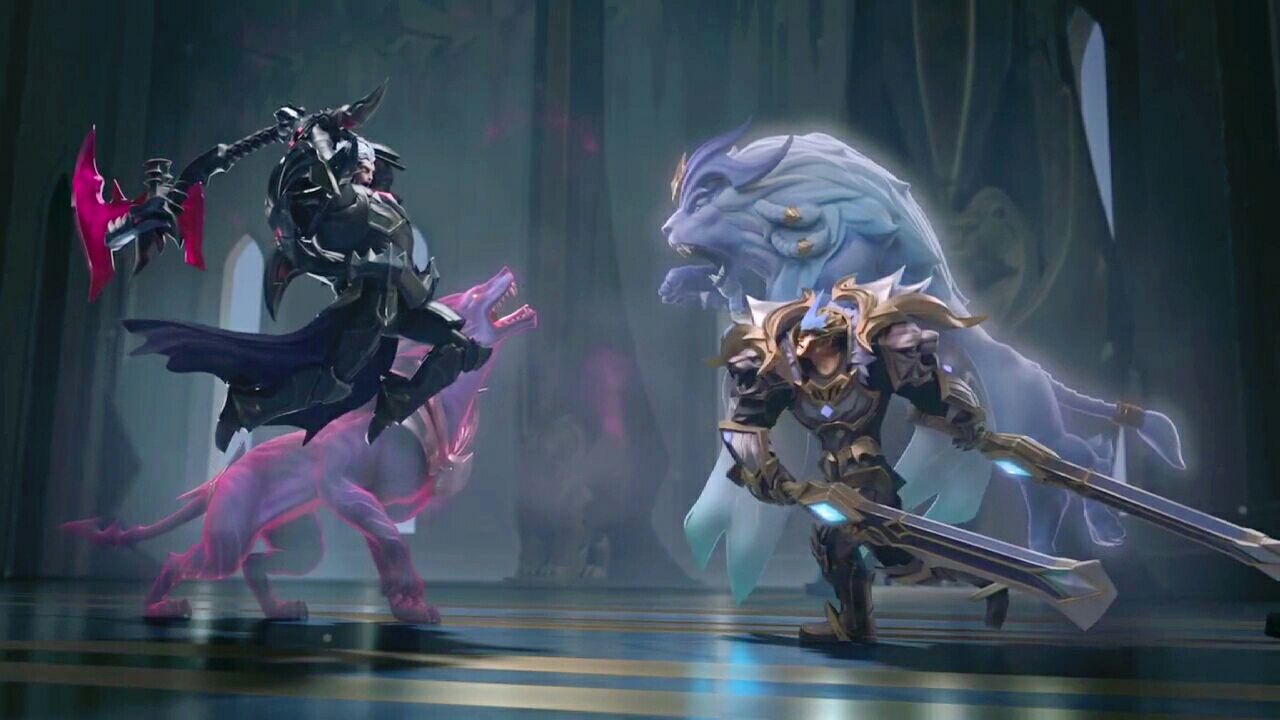 盖伦vs诺手【2018神王对决:王座】雄狮希望建立不朽王朝.