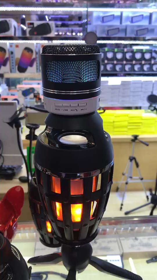 话筒音响 火焰灯音响