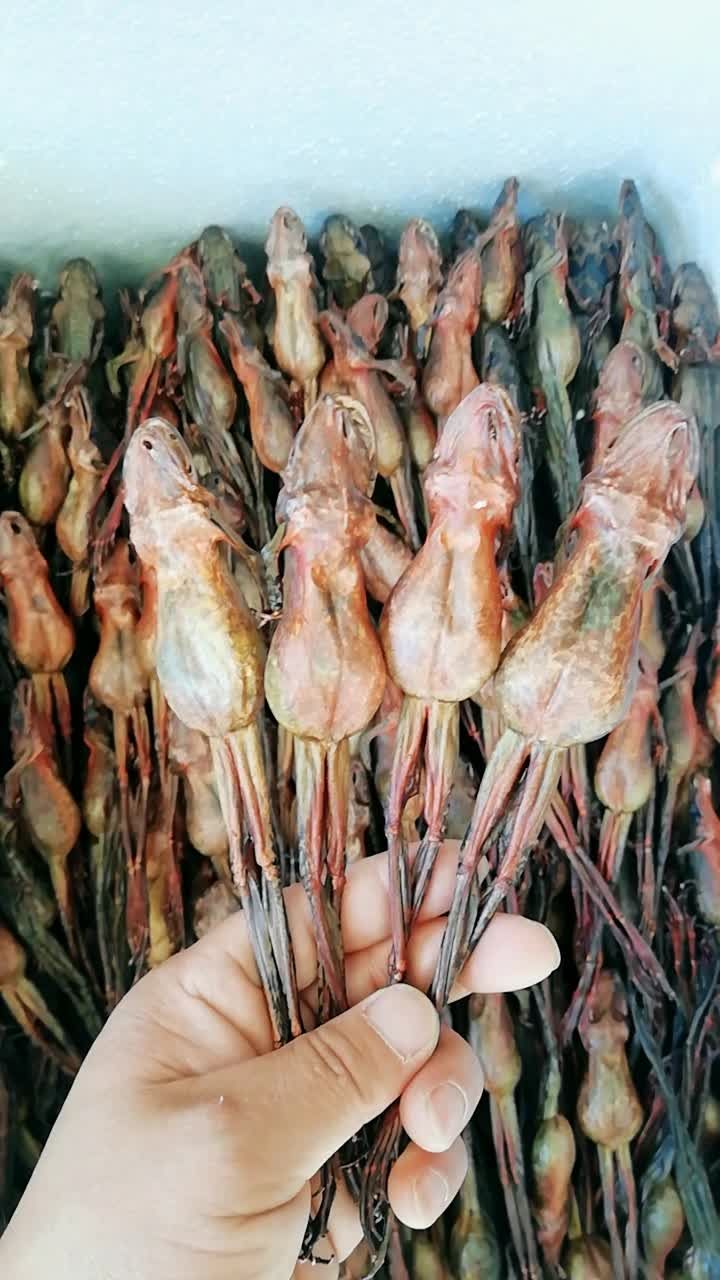 长白山野生林蛙干,平均15克一个,干度好,版型好91有需要的联系我.