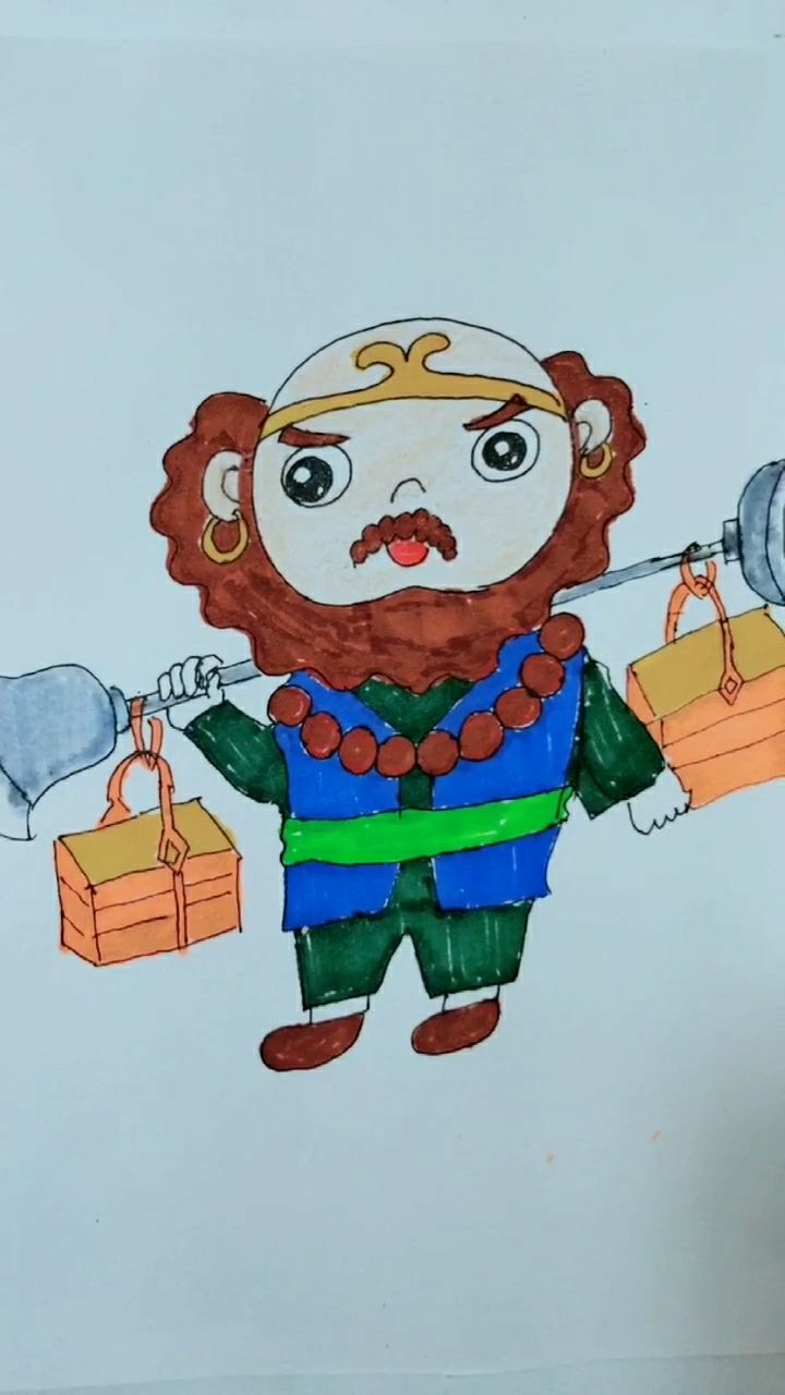 简笔画沙和尚,希望友友喜欢78@{uid:1502349662339070,nick:�%