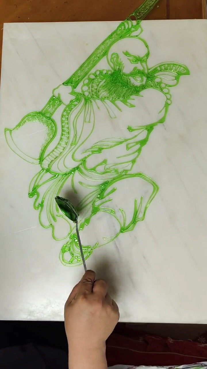 竟然还是个花和尚!#糖画