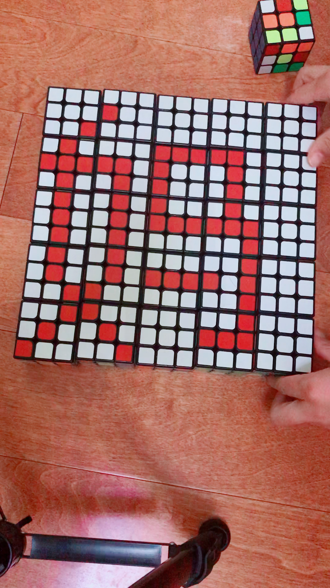 三阶魔方拼字,世上只有妈妈好