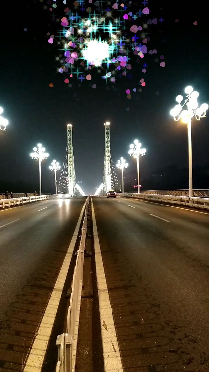 山东的山山东的水济宁凯赛大桥夜景美美哒!