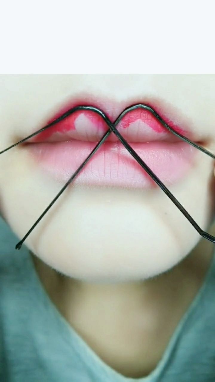 一招教你画m唇嘴形