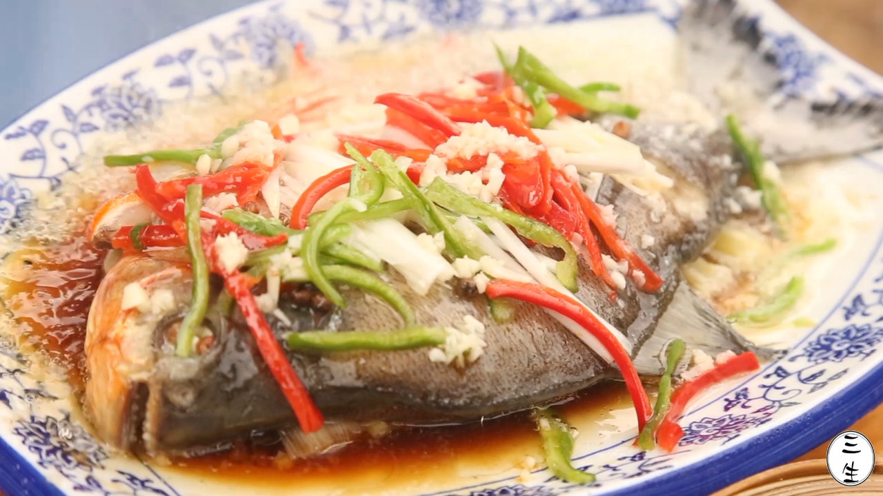 "状元鱼"口感十足,"蒸"的不一样.吃了就要翻身高中状元啦!(二)