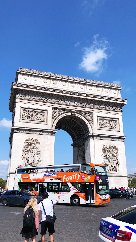 法国巴黎的凯旋门 祝各位凯旋