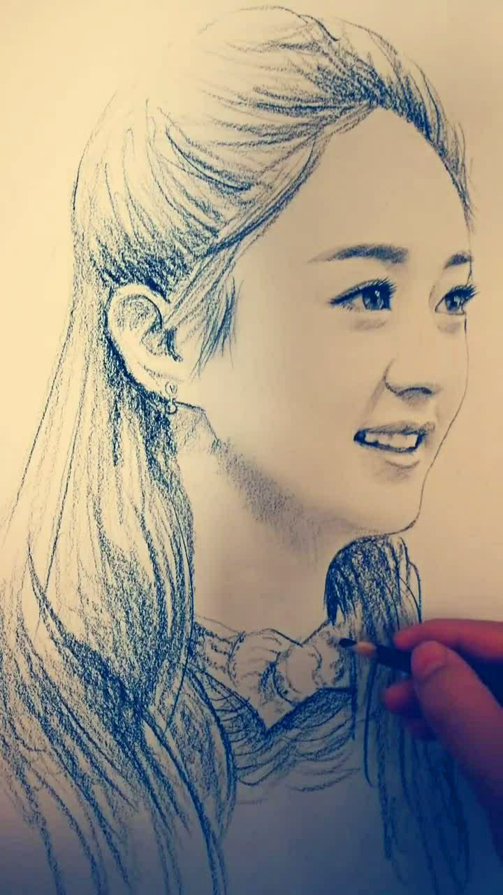 明星画速写