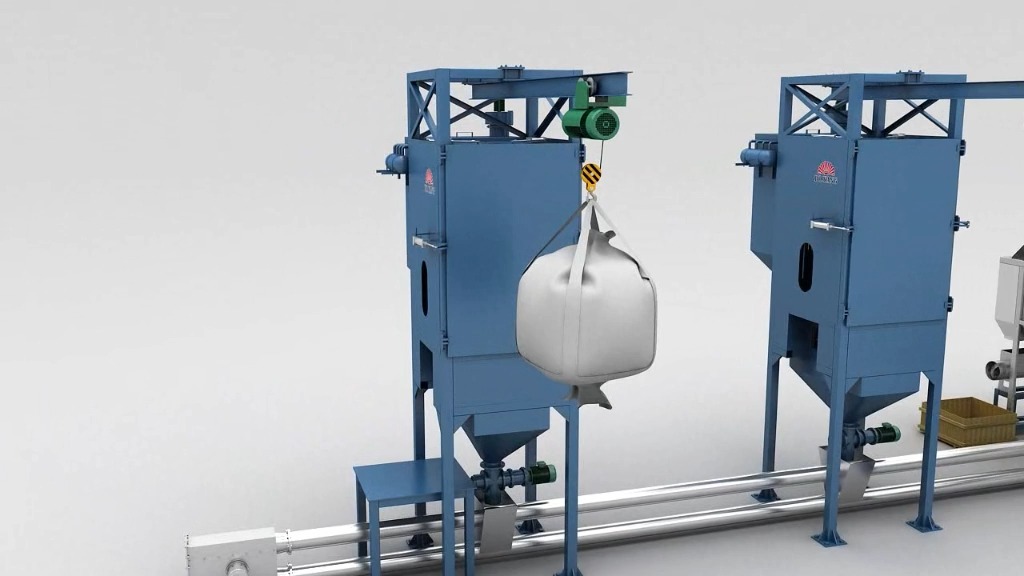 聚丙烯粉料吨袋拆包机 吨袋自动拆包投料系统