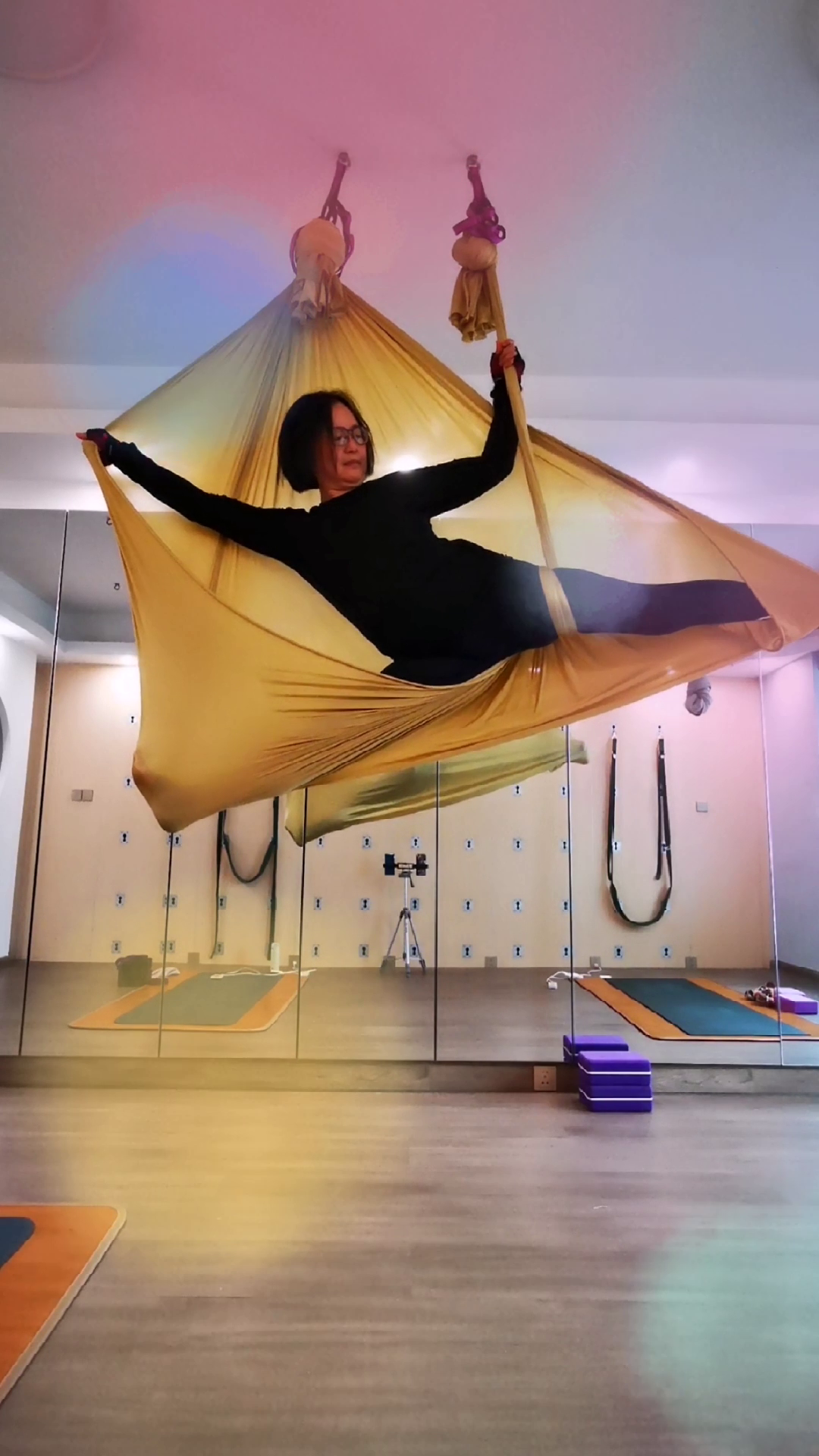 空中瑜伽 #空中瑜伽示范 #空中瑜伽教学 #空中瑜伽视频 #aerialyoga