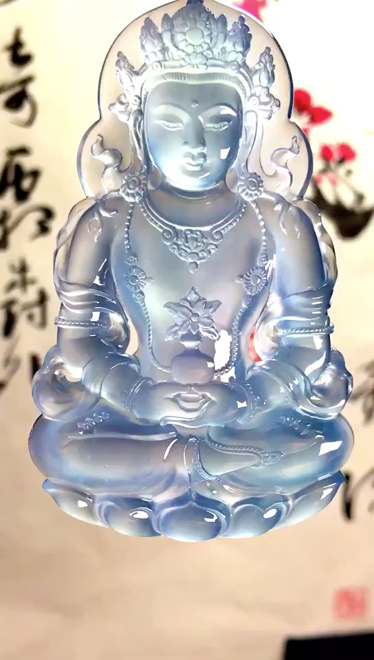 加龙作品,精品度母观音菩萨,69.2-42.5-8mm