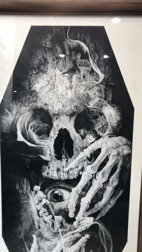 欧美写实(骷髅)高端手稿分享94