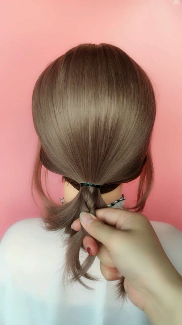 简单马尾  超美