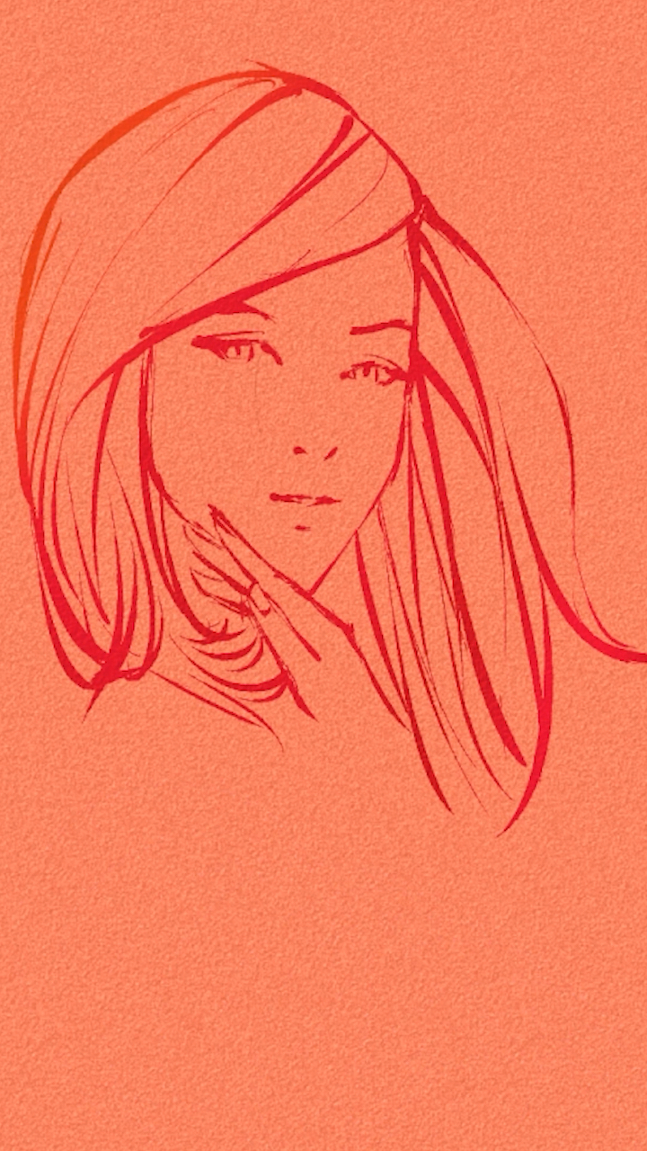 喜欢用简单的线条描绘最美的图像