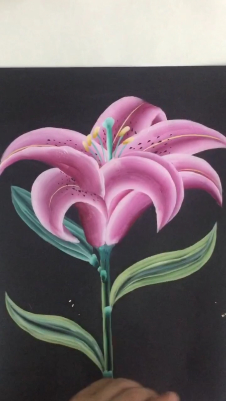 变形的百合花,还有人喜欢吗