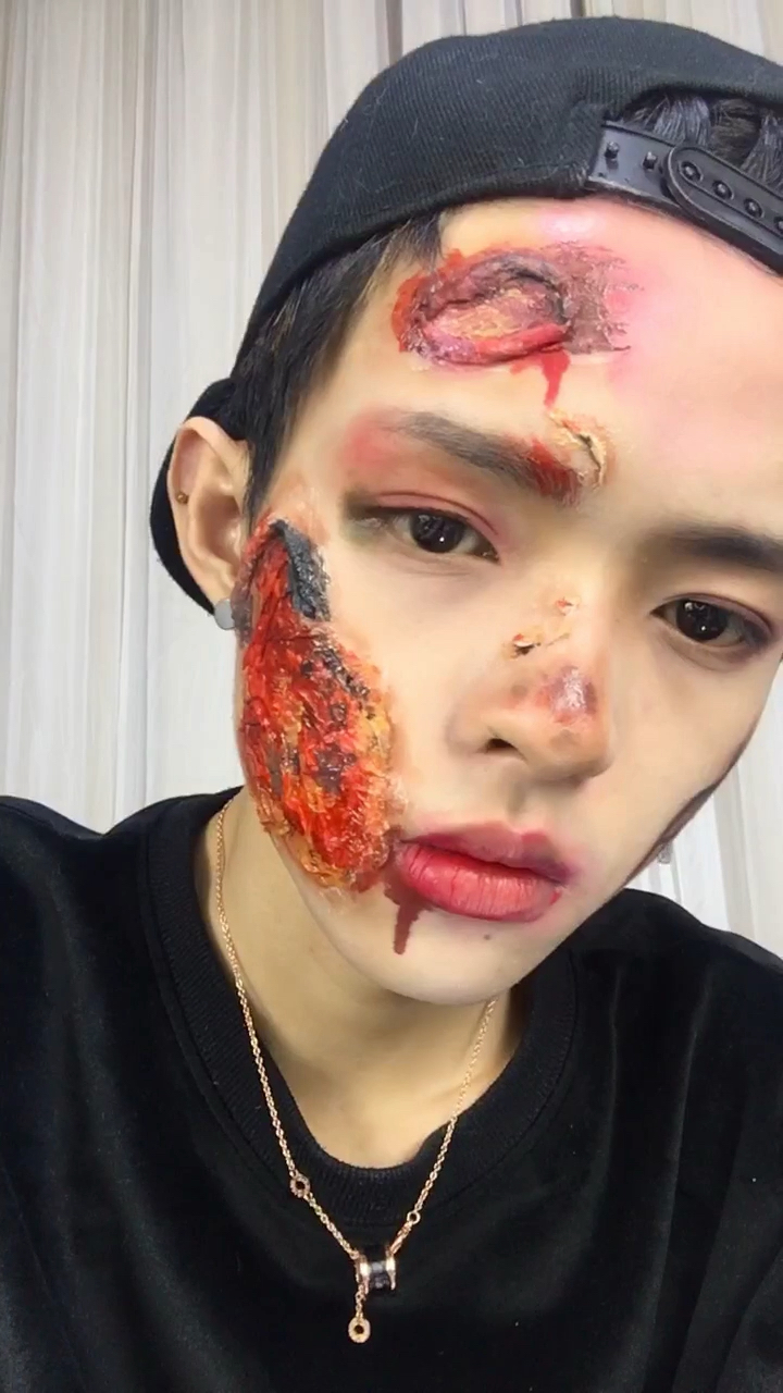 万圣节特效妆容