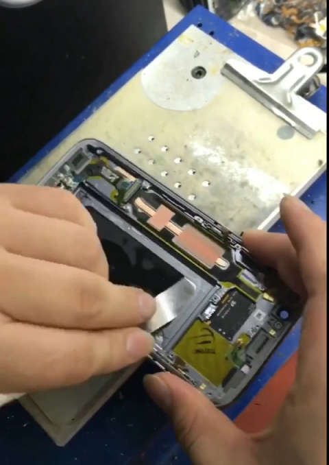 三星s7直屏,拆屏幕换外屏幕,技术活儿 @经纪人小微