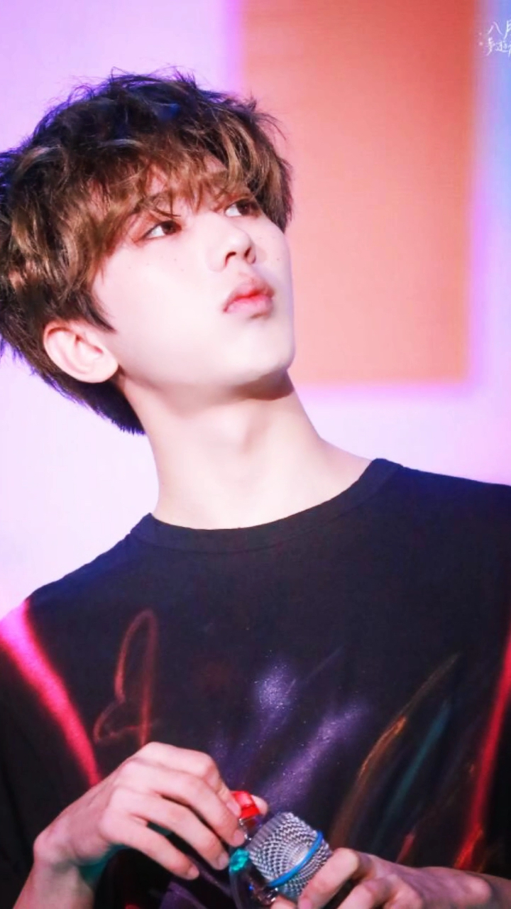 蔡徐坤腮红 精致腮红搭配乖巧小卷毛,是安静迷人的甜味天使亦是漫画里