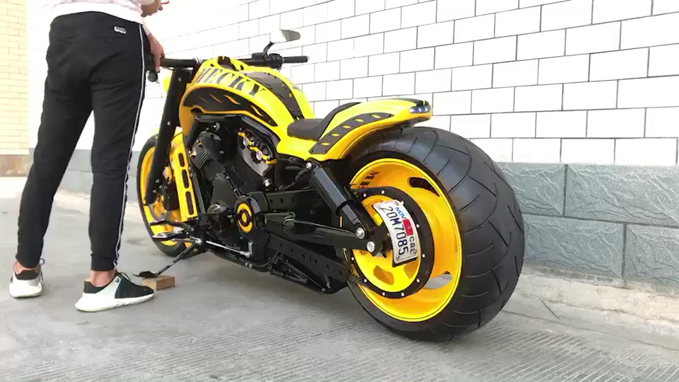 哈雷戴维森定制金刚狼,升降减震,完美
