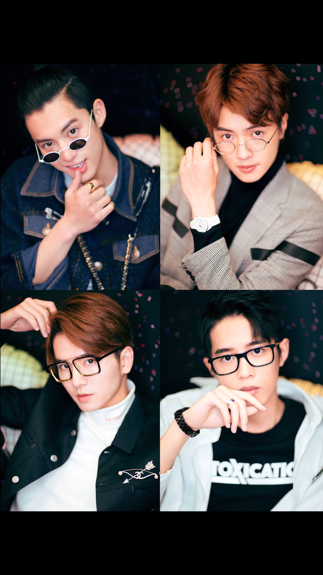 王鹤棣##官鸿##梁靖康##吴希泽#整理了一些旧照片,你们的帅气我已