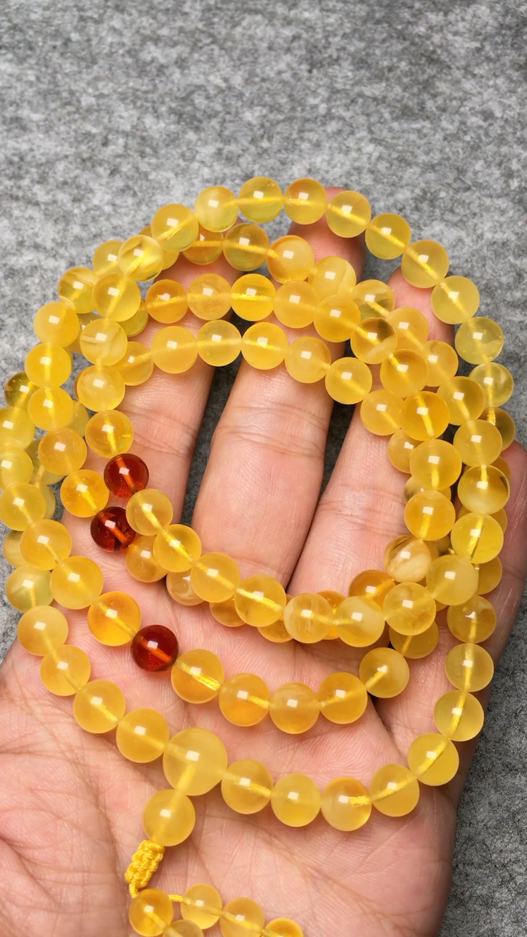 金绞蜜108佛珠!多圈手链