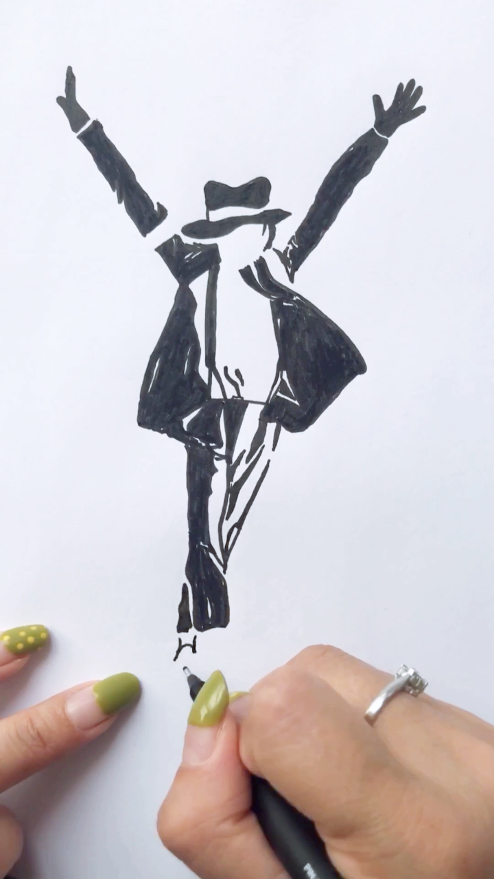 mj剪影,永远的michael jackson,致敬～@{uid:1502349662339070,nick