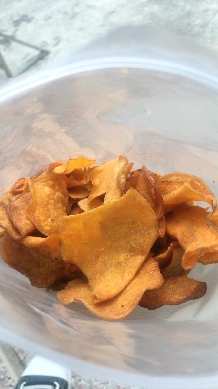 香香脆脆的蜂蜜烤红薯片 甜而不腻!健康卫生!