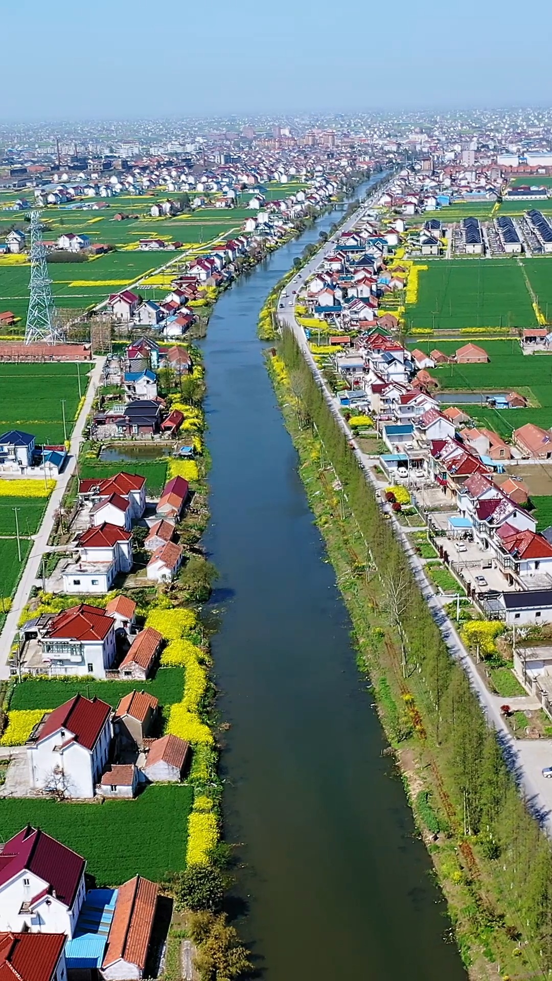 江苏南通 ,美丽乡村 #航拍