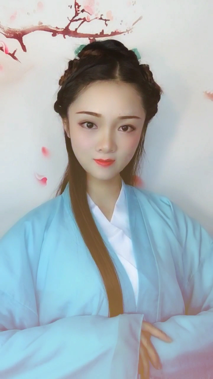 古代女子这样扎头发