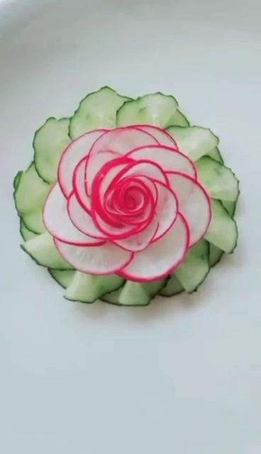 简单的摆盘花,看一遍就能学会!