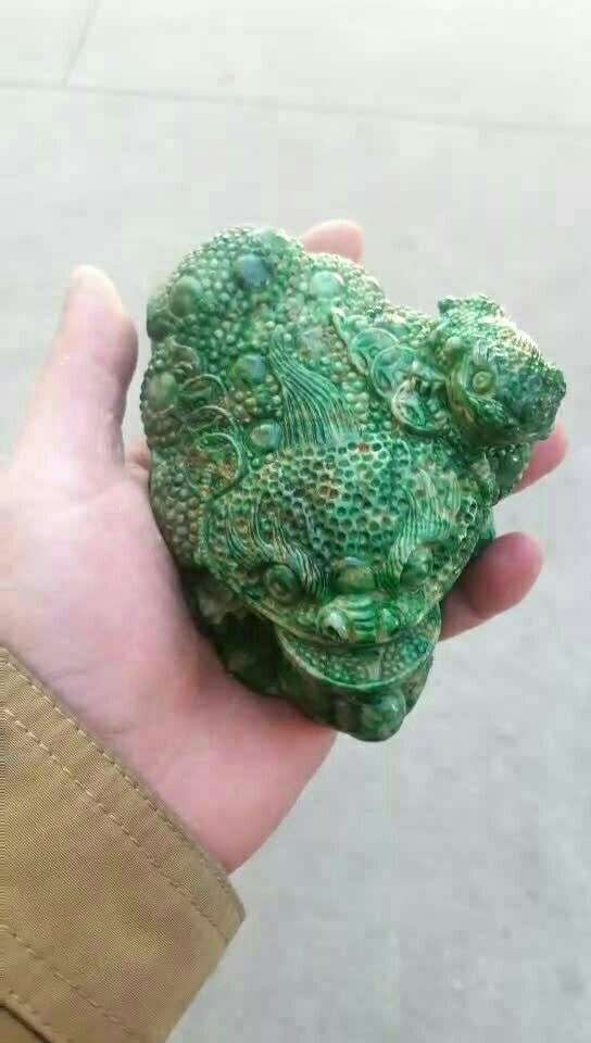 老铁怼料出的成品,干青金蝉摆件,霸气侧漏999999